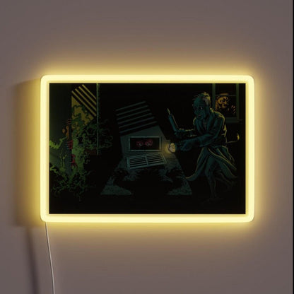 Intruder Alert Rgb Led Neon Sign - Shineneon