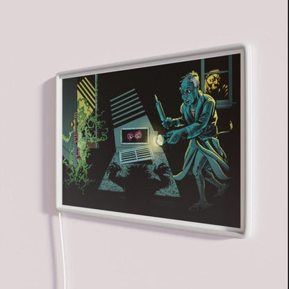 Intruder Alert Rgb Led Neon Sign - Shineneon