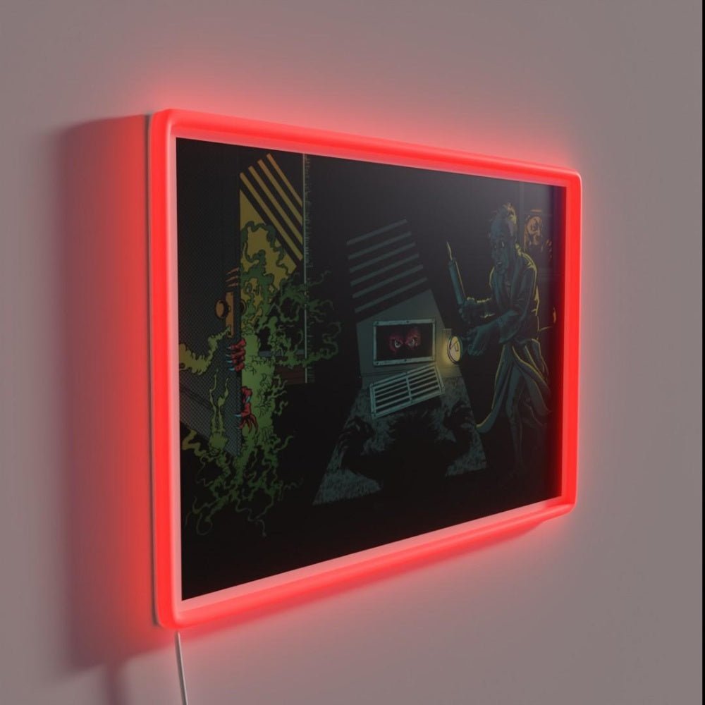 Intruder Alert Rgb Led Neon Sign - Shineneon