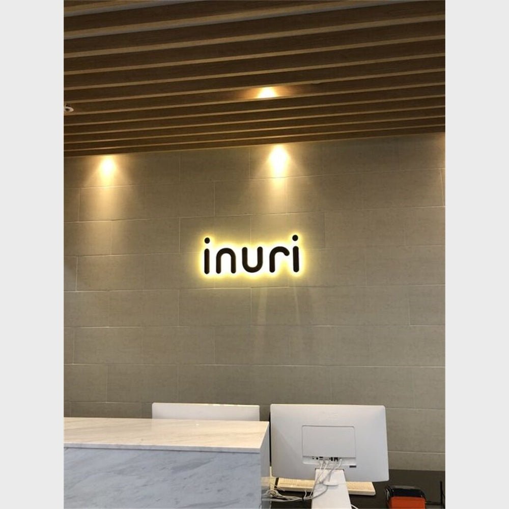 Inuri 3D Backlit Channel Letters Led Light Sign - Shineneon