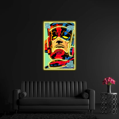 Invictus Artwork Room Lights Neon - LED neon sign view 7