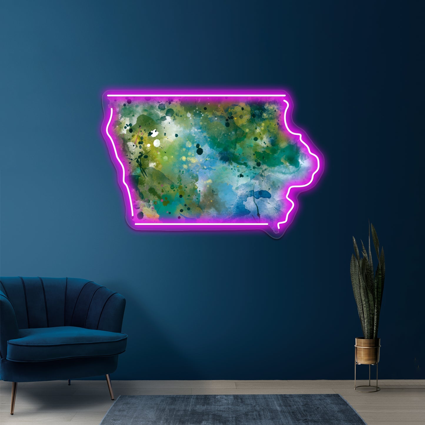 Iowa Wall Artwork Neon Signs