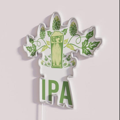 Ipa Craft Beer Brewing Beer Saying Start The Day Rgb Led Neon Sign - Shineneon