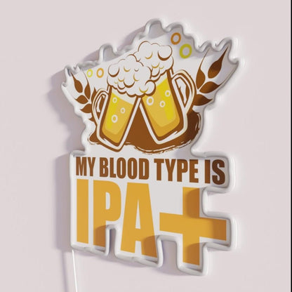 Ipa Funny Craft Beer Tee Rgb Led Neon Sign - Shineneon