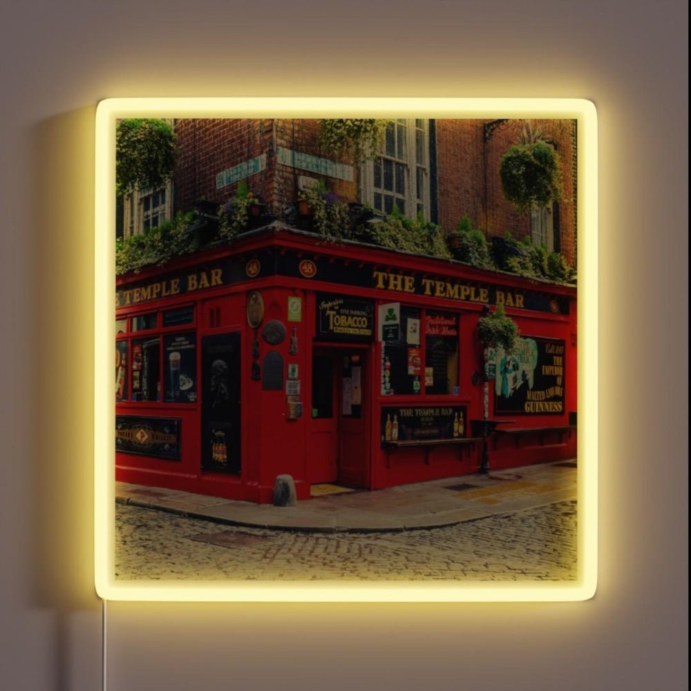 Ireland Dublin Temple Bar Pub Beer Rgb Led Neon Sign - Shineneon
