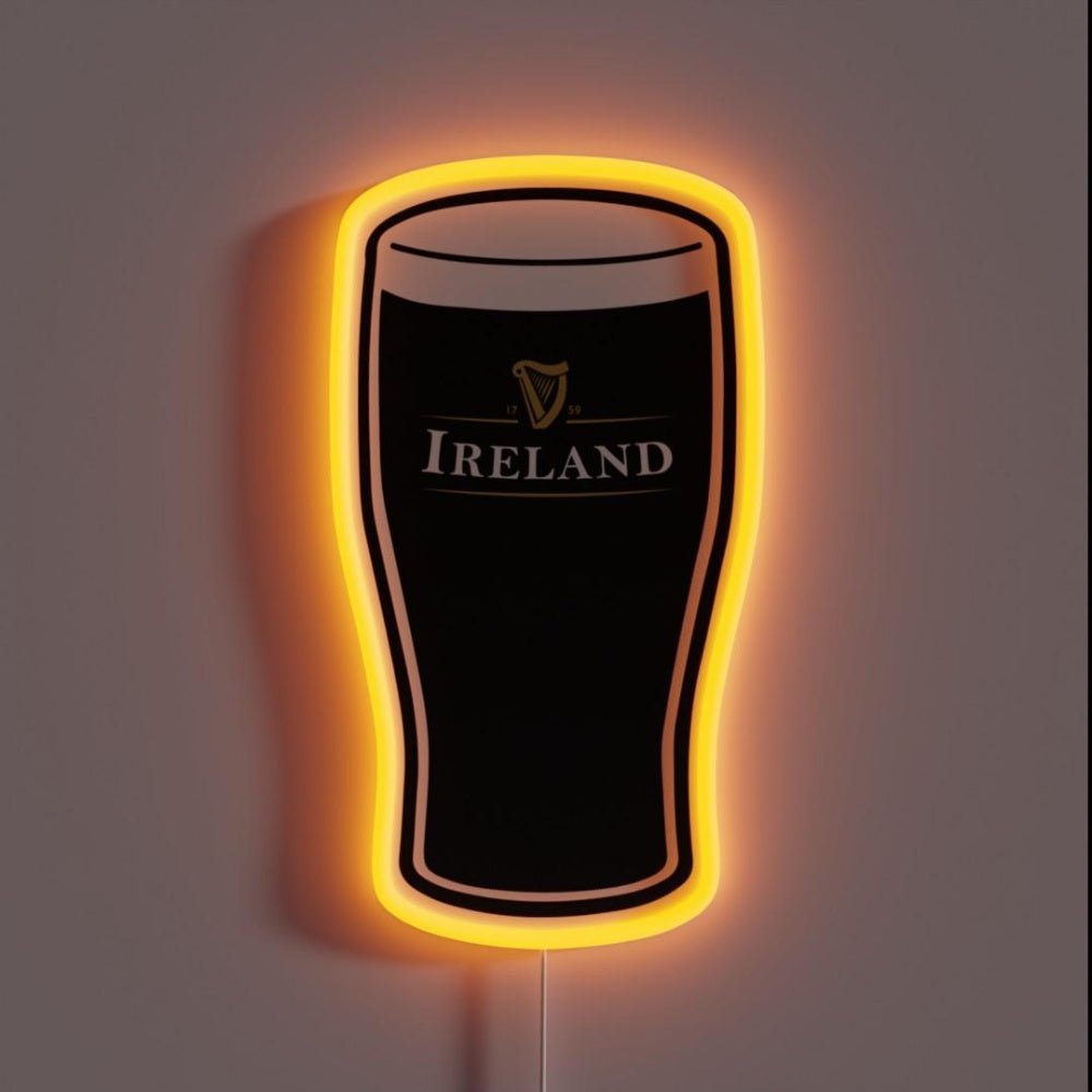 Ireland Slainte Drink Rgb Led Neon Sign - Shineneon