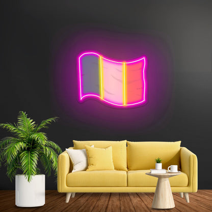 Irelands Flag Artwork Gaming Neon Signs - Shineneon