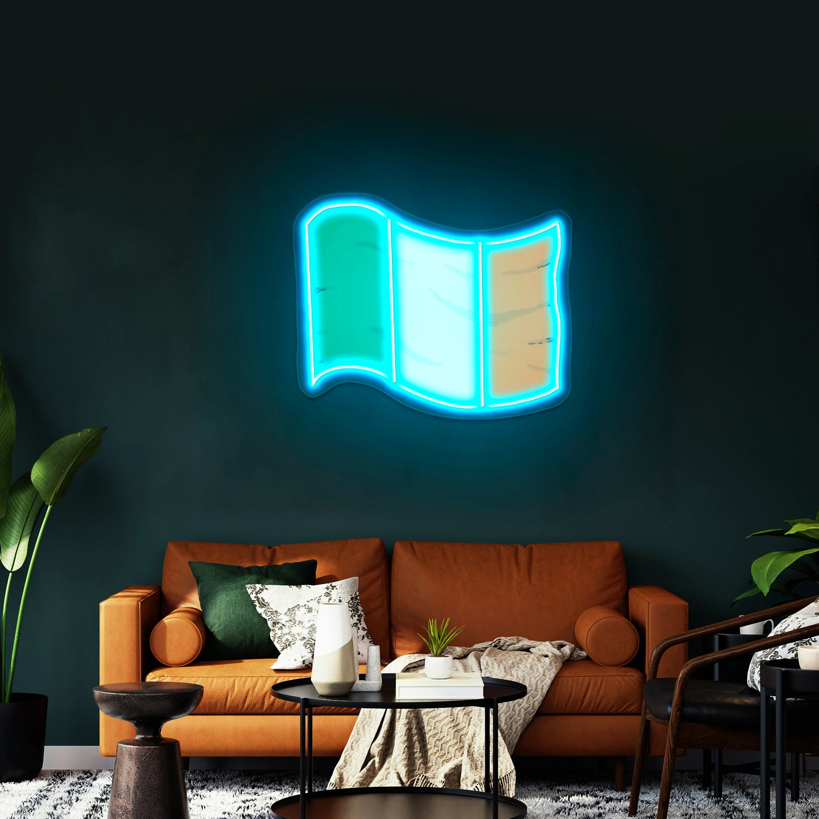 Irelands Flag Artwork Gaming Neon Signs