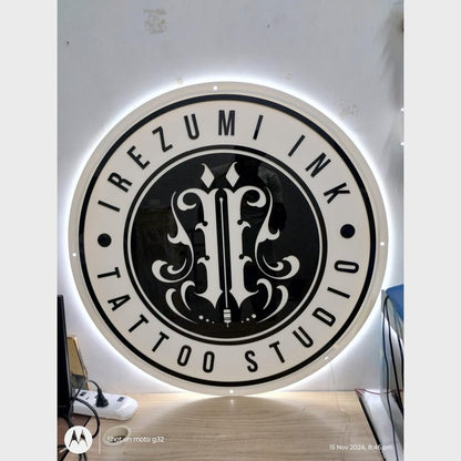 Irezumi Ink Tattoo Studio Acrylic Business Logo Sign - Shineneon