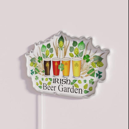 Irish Beer Garden Rgb Led Neon Sign Bar Wall Decor - Shineneon