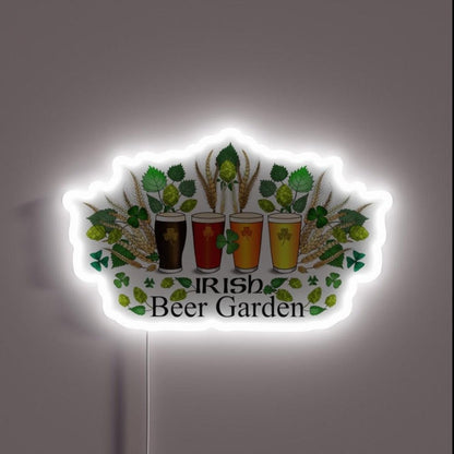 Irish Beer Garden Rgb Led Neon Sign Bar Wall Decor - Shineneon