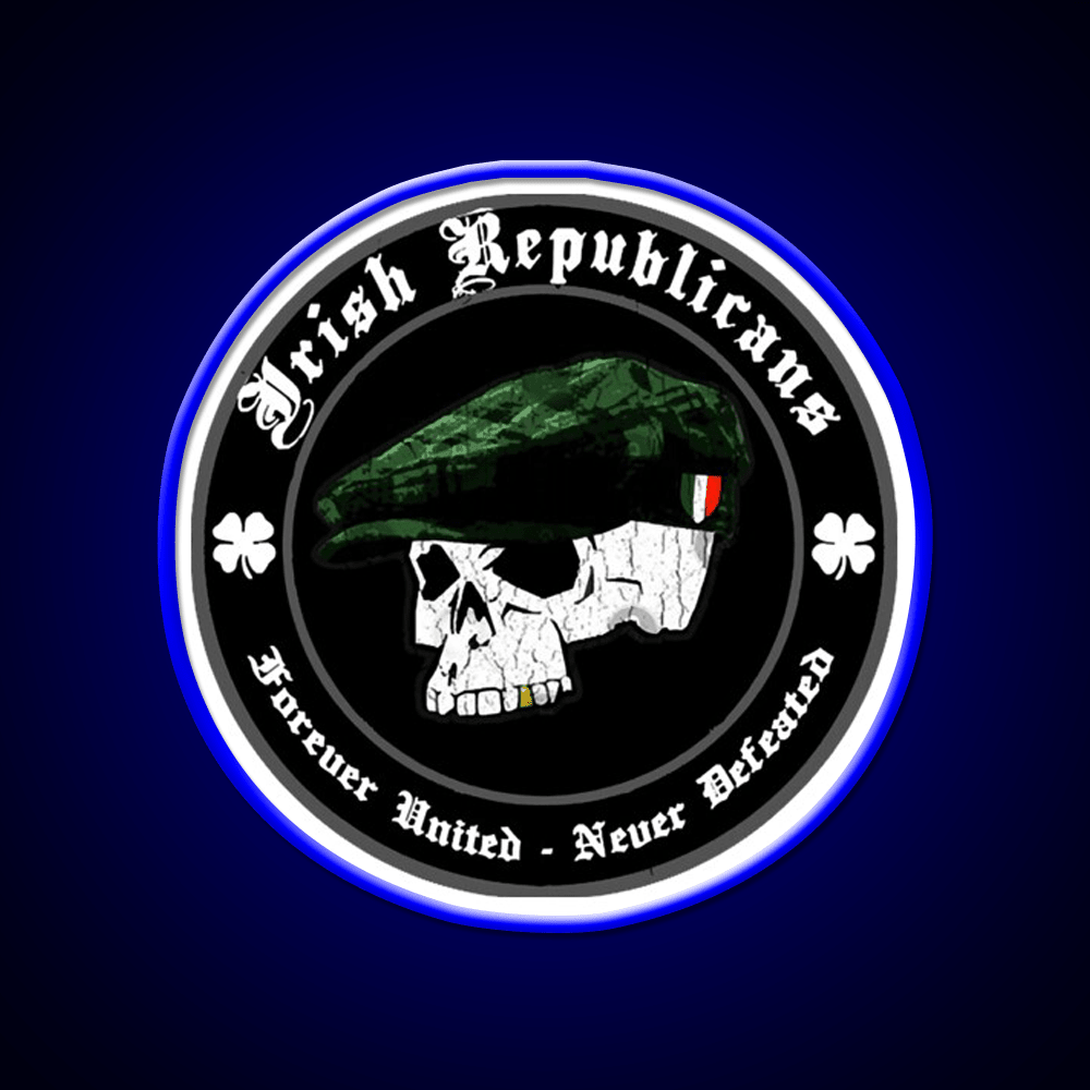 Irish Republican Whiskey Drink Bar Led Neon Sign Rgb Color - Shineneon