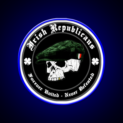 Irish Republican Whiskey Drink Bar Led Neon Sign Rgb Color - Shineneon