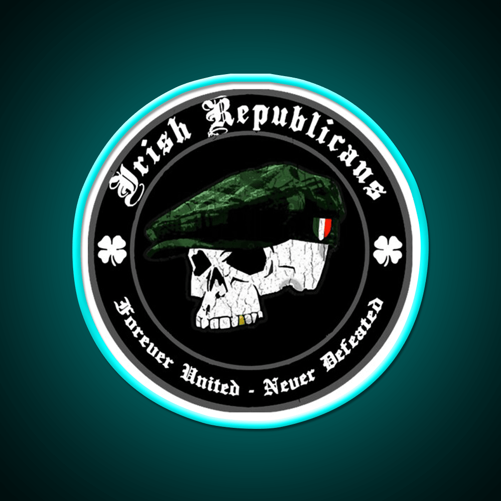 Irish Republican Whiskey Drink Bar Led Neon Sign Rgb Color - Shineneon