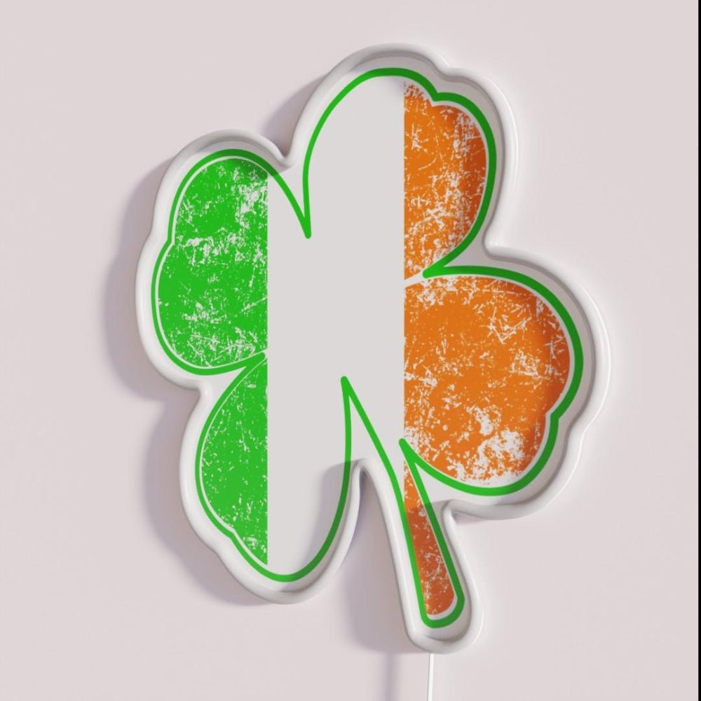 Irish Shamrock Rgb Led Neon Sign - Shineneon