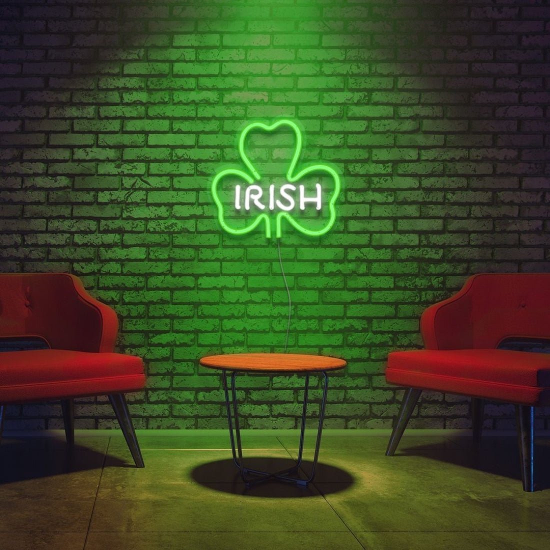 Irish Three Leaf Clover Led Sign Business Neon Sign - Shineneon