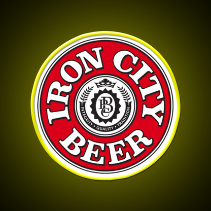 Iron City Beer Bar Decor Led Neon Sign Business Neon Sign Rgb Color - LED neon sign view 7