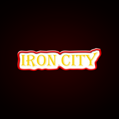 Iron City Beer Bar Decor Led Neon Sign Rgb Color