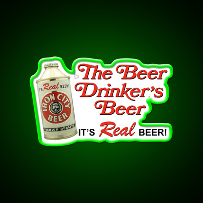 Iron City Beer Design Beer Bar Decor Led Neon Sign Rgb Color - LED neon sign view 8
