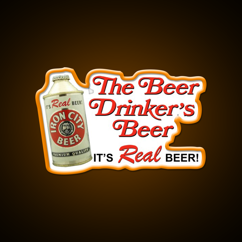 Iron City Beer Design Beer Bar Decor Led Neon Sign Rgb Color - LED neon sign view 6