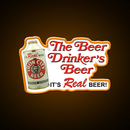 Iron City Beer Design Beer Bar Decor Led Neon Sign Rgb Color - LED neon sign view 6