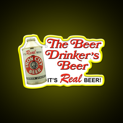 Iron City Beer Design Beer Bar Decor Led Neon Sign Rgb Color - LED neon sign view 7
