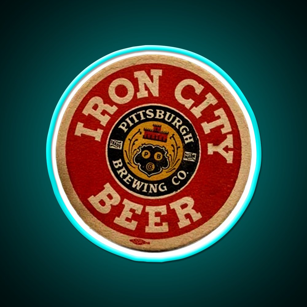 Iron City Beer Pittsburgh Brewing Co Beer Bar Decor Led Neon Sign Rgb Color