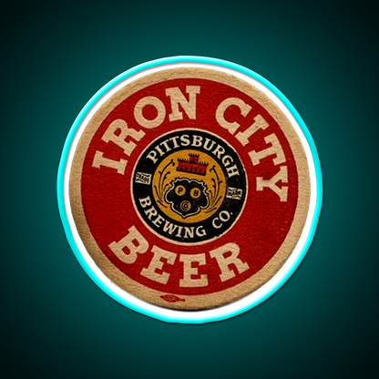 Iron City Beer Pittsburgh Brewing Co Beer Bar Decor Led Neon Sign Rgb Color