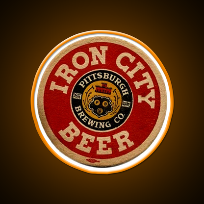Iron City Beer Pittsburgh Brewing Co Beer Bar Decor Led Neon Sign Rgb Color