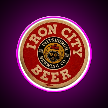 Iron City Beer Pittsburgh Brewing Co Beer Bar Decor Led Neon Sign Rgb Color