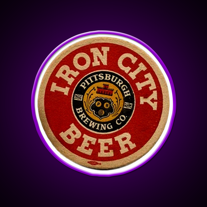Iron City Beer Pittsburgh Brewing Co Beer Bar Decor Led Neon Sign Rgb Color