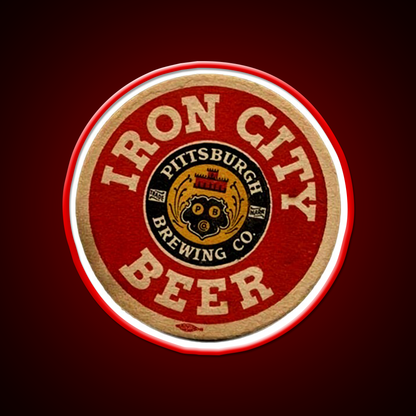 Iron City Beer Pittsburgh Brewing Co Beer Bar Decor Led Neon Sign Rgb Color