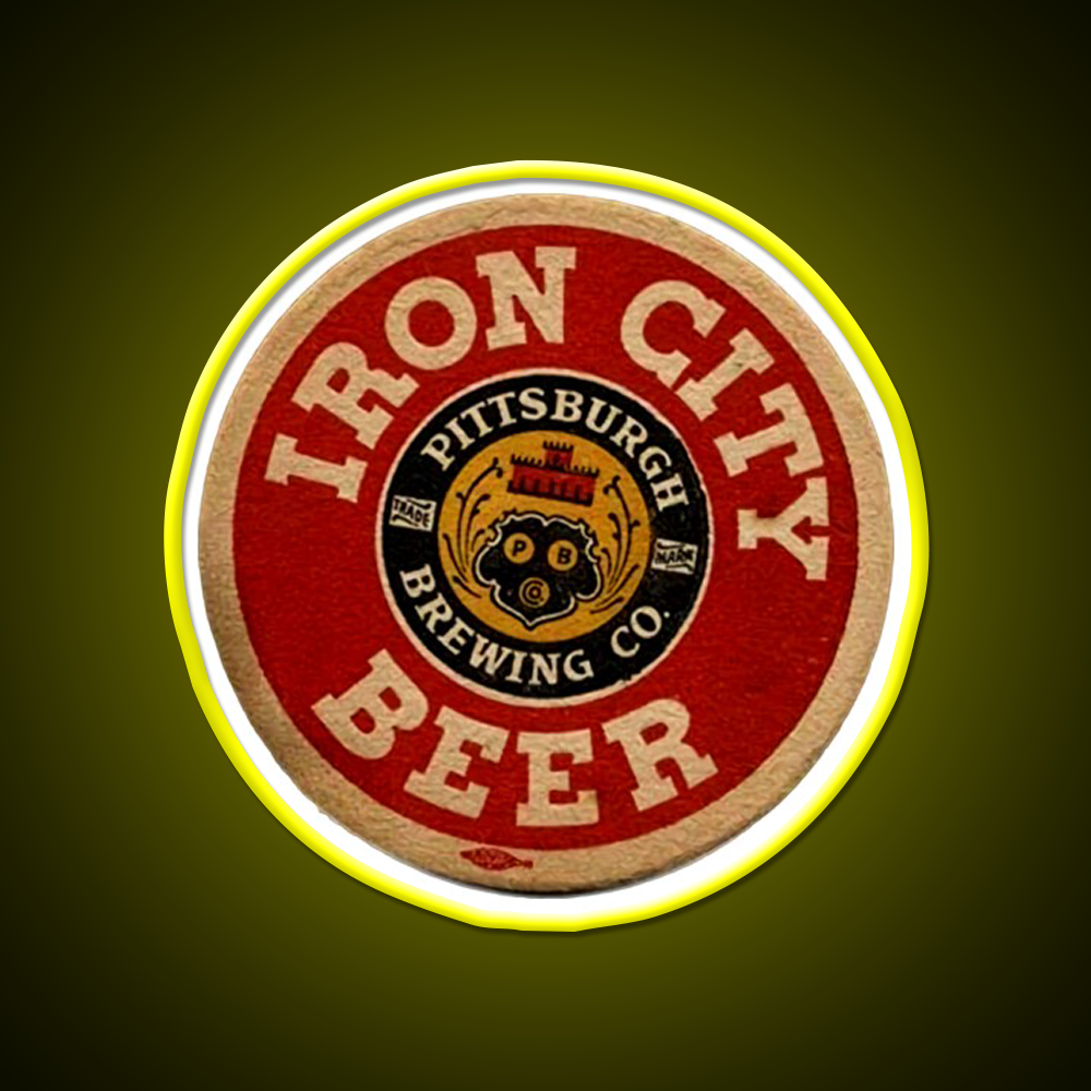 Iron City Beer Pittsburgh Brewing Co Beer Bar Decor Led Neon Sign Rgb Color