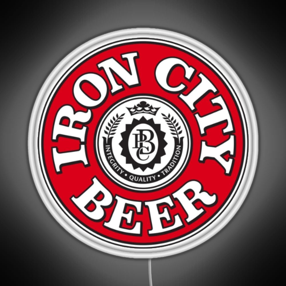 Iron City Beer Rgb Led Neon Sign Pop Wall Art - Shineneon