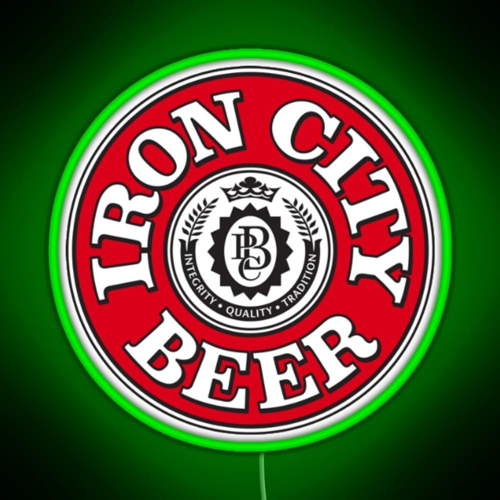 Iron City Beer Rgb Led Neon Sign Pop Wall Art - Shineneon