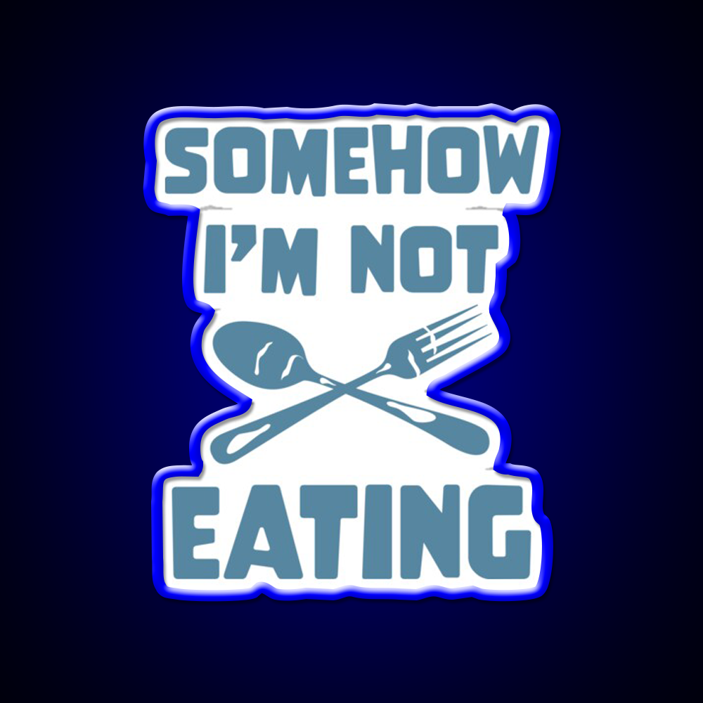 Ironic Eating Man Cave Bar Led Neon Sign Rgb Color