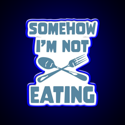 Ironic Eating Man Cave Bar Led Neon Sign Rgb Color