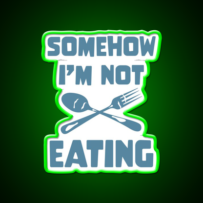 Ironic Eating Man Cave Bar Led Neon Sign Rgb Color