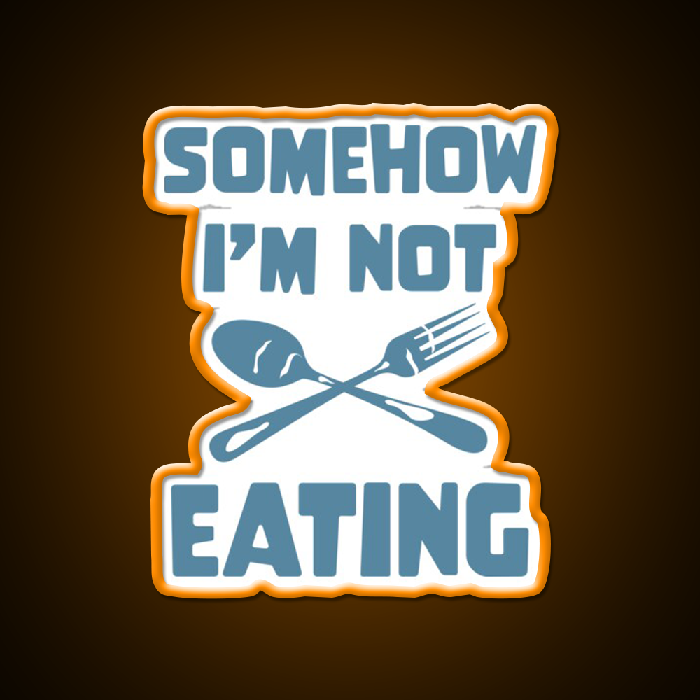 Ironic Eating Man Cave Bar Led Neon Sign Rgb Color