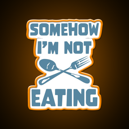 Ironic Eating Man Cave Bar Led Neon Sign Rgb Color