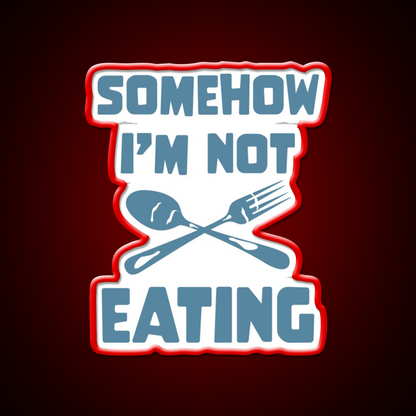 Ironic Eating Man Cave Bar Led Neon Sign Rgb Color