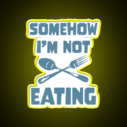 Ironic Eating Man Cave Bar Led Neon Sign Rgb Color