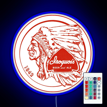 Iroquois Beer Rgb Led Neon Sign Pop Wall Art