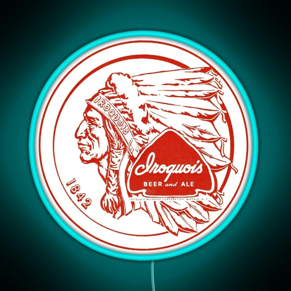 Iroquois Beer Rgb Led Neon Sign Pop Wall Art - Shineneon