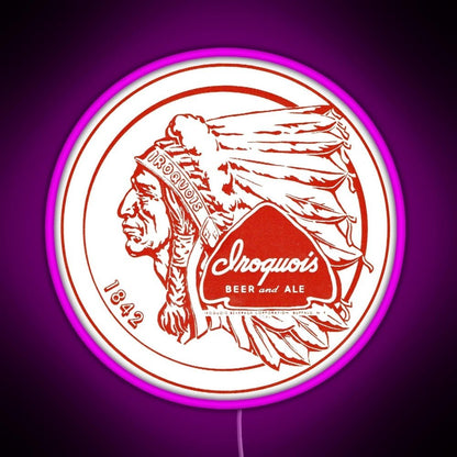 Iroquois Beer Rgb Led Neon Sign Pop Wall Art - Shineneon