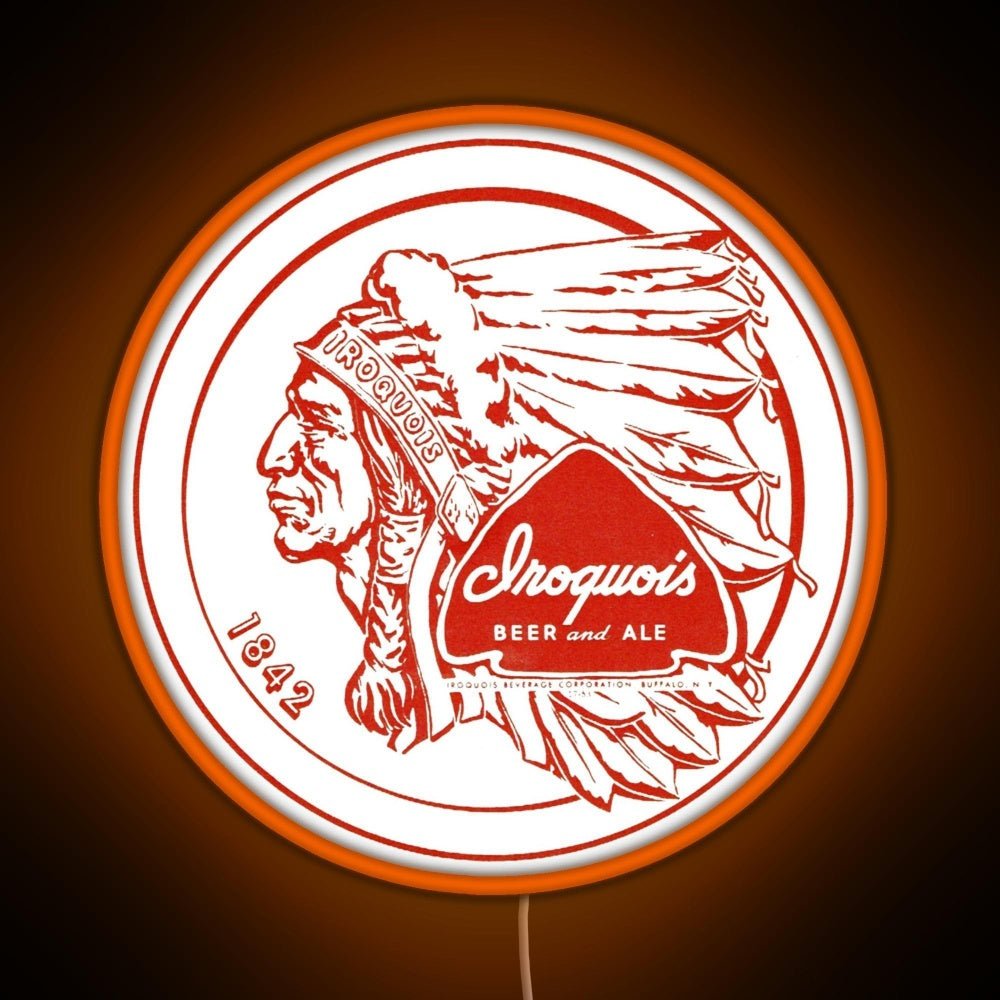 Iroquois Beer Rgb Led Neon Sign Pop Wall Art - Shineneon