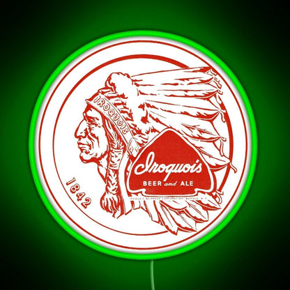 Iroquois Beer Rgb Led Neon Sign Pop Wall Art - Shineneon