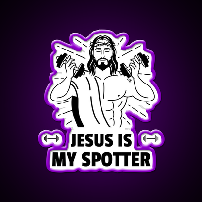 Is My Spotter Gym Fitness Led Neon Sign Rgb Color - LED neon sign view 9