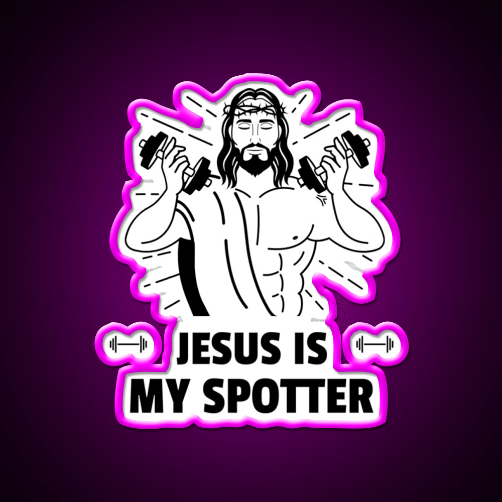 Is My Spotter Gym Fitness Led Neon Sign Rgb Color - Shineneon