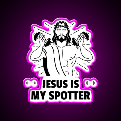 Is My Spotter Gym Fitness Led Neon Sign Rgb Color - Shineneon